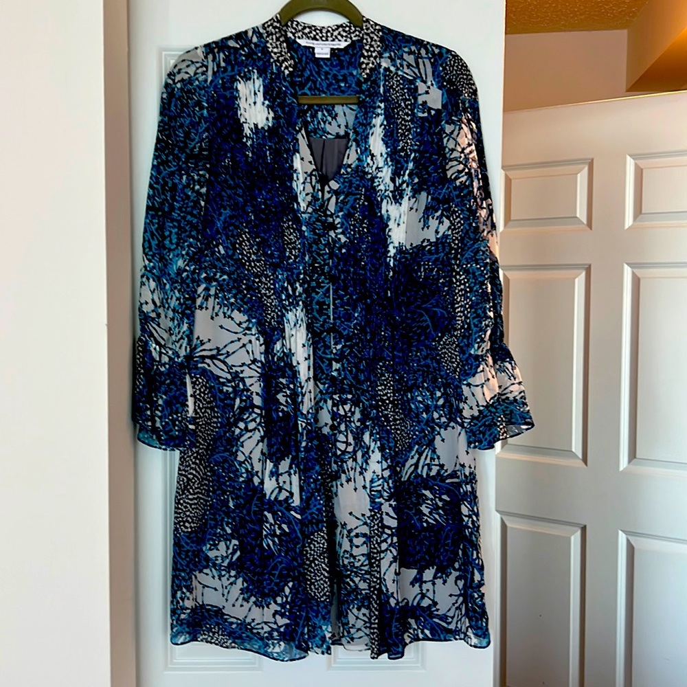 DVF 100% silk dress size 0